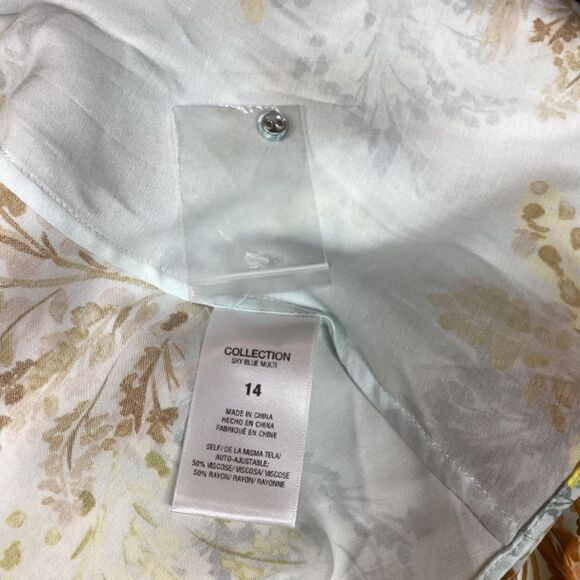 Favorite Daughter Marigold Bloom Floral Print Side Slit Maxi Dress Women’s Size - Picture 16 of 17